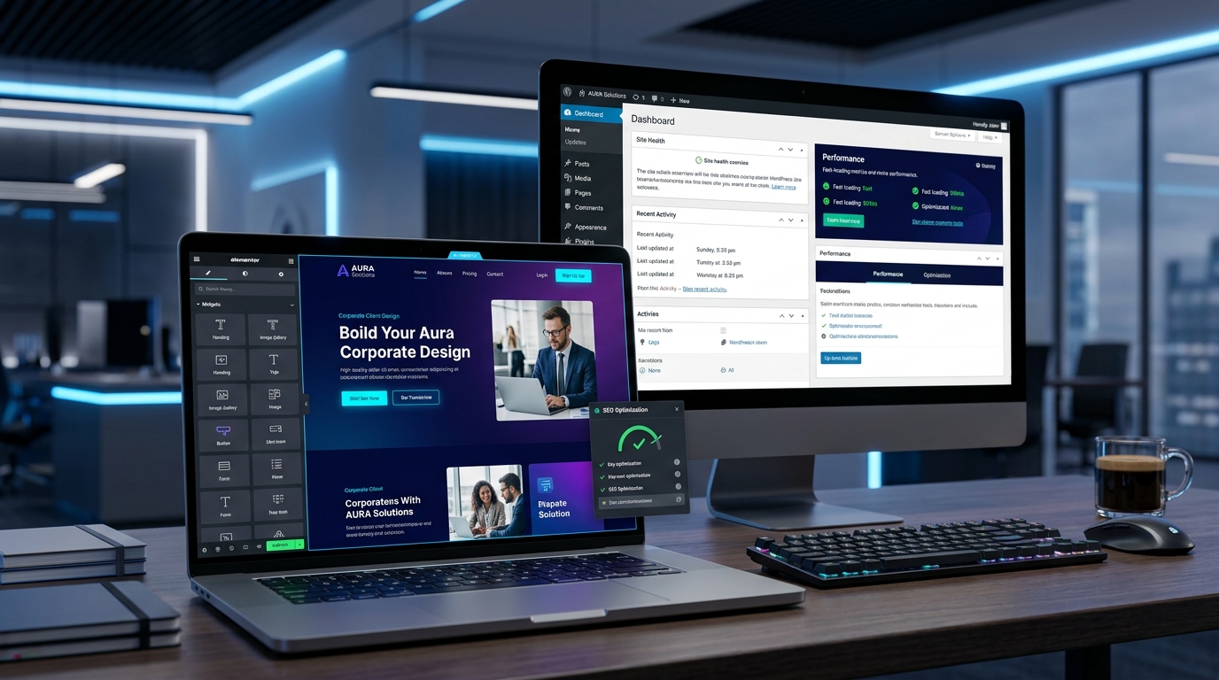 WordPress Mockup
